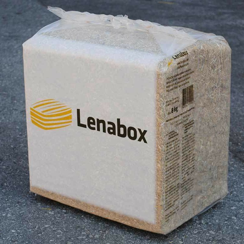 Lenabox bala slame v pakiranju 8 kg